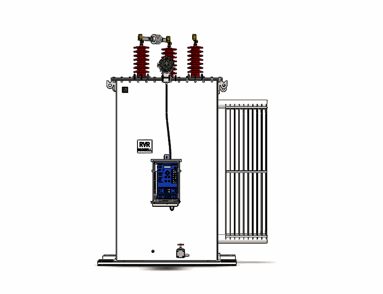 substation type 32 step voltage regulator