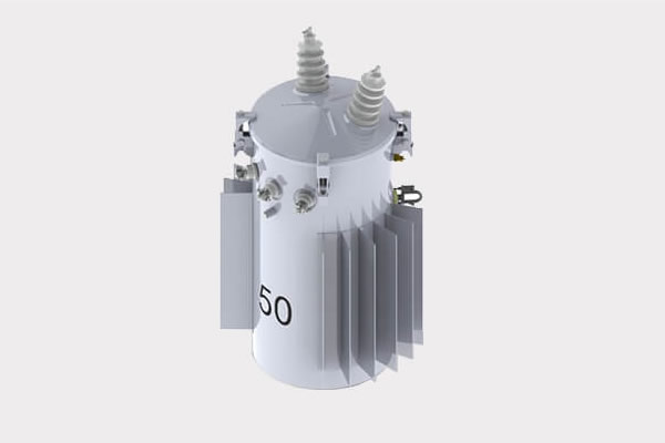 50kVA Conventional oil immersed pole mounted distribution transformer 13.2/7.62kV