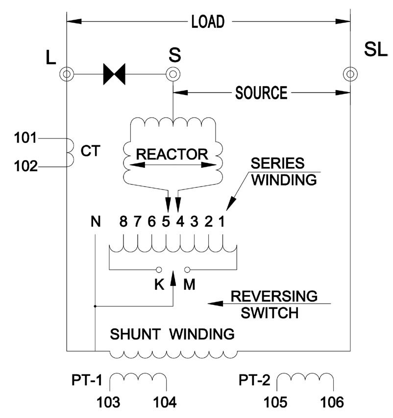 regulation principle of 32 step voltage regulator